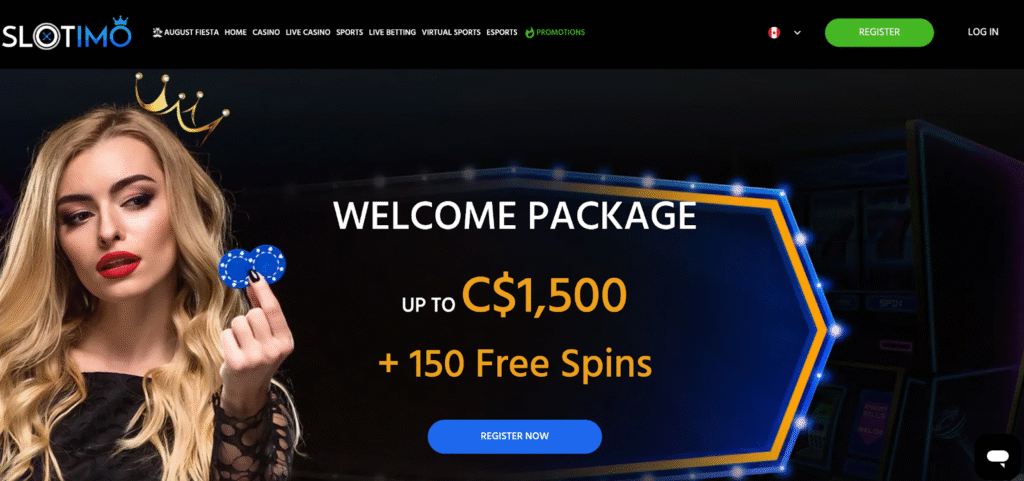 Slotimo - Best Live Dealer Casino in Halifax